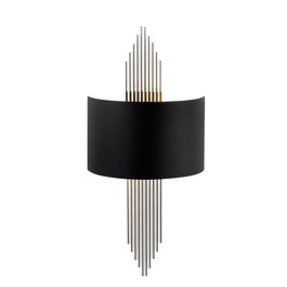 Opviq Lámpara de pared 618 - A Negro y Plata